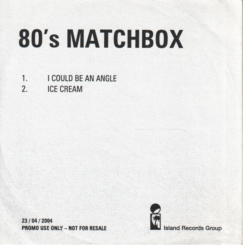 Eighties Matchbox (Eighties Matchbox B-Line Disaster) - I Could Be An Angle - Cdr