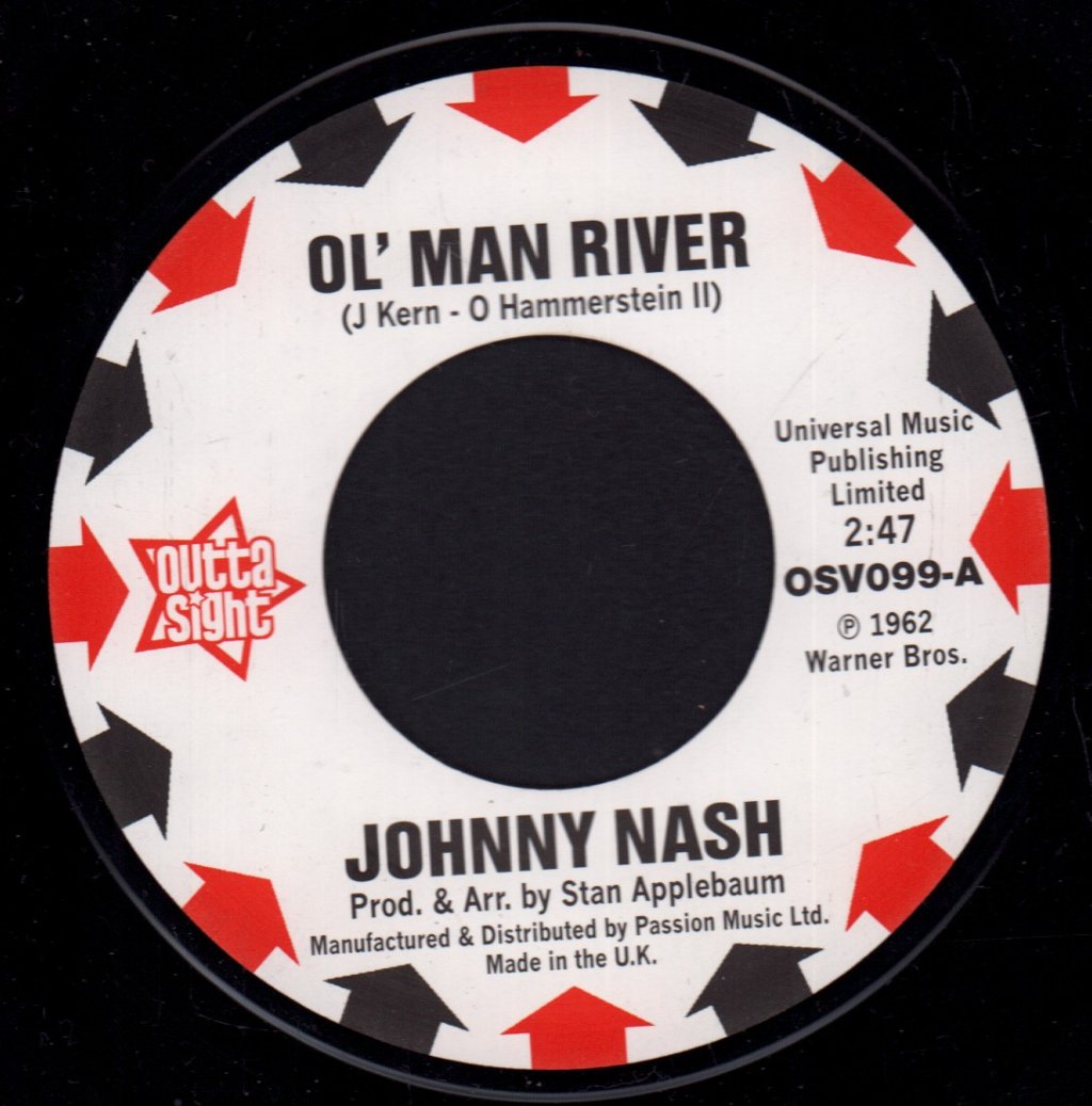 Johnny Nash - Ol Man River - 7 Inch