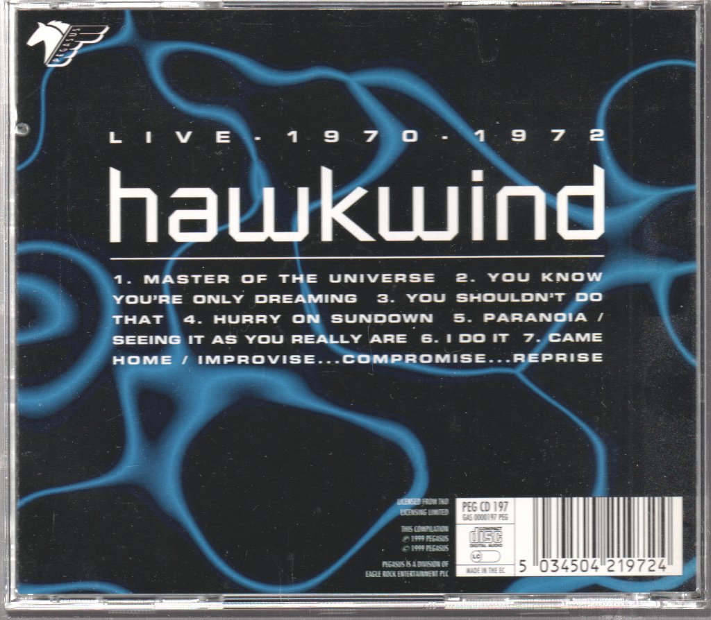 Hawkwind - Live - 1970 - 1972 - Cd