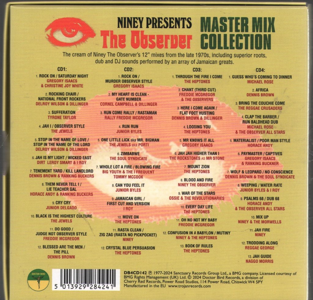 Niney The Observer - presents The Observer Master Mix Collection - Cd Set
