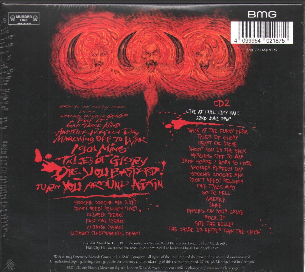 Motorhead - Another Perfect Day - Double Cd
