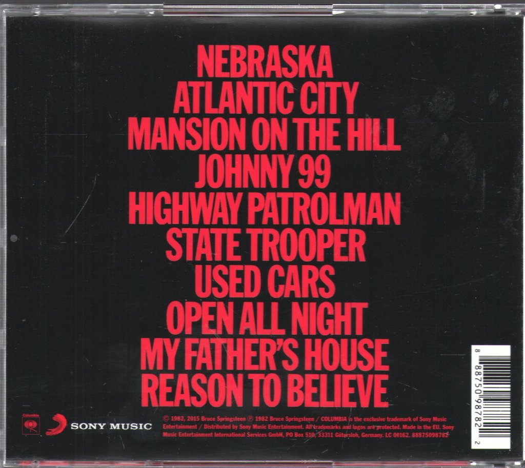 Bruce Springsteen - Nebraska - Cd