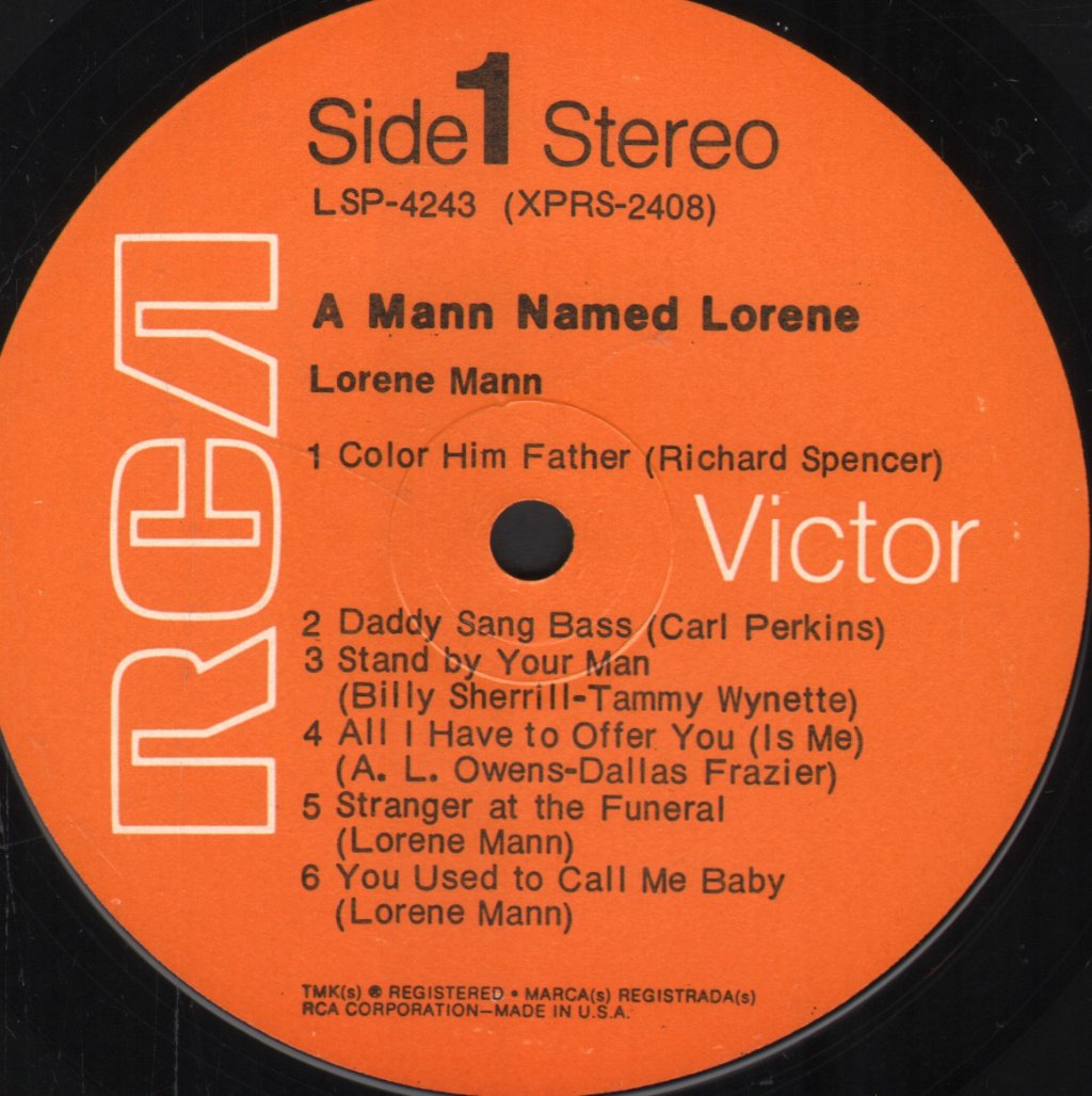 Lorene Mann - A Mann Named Lorene - Lp