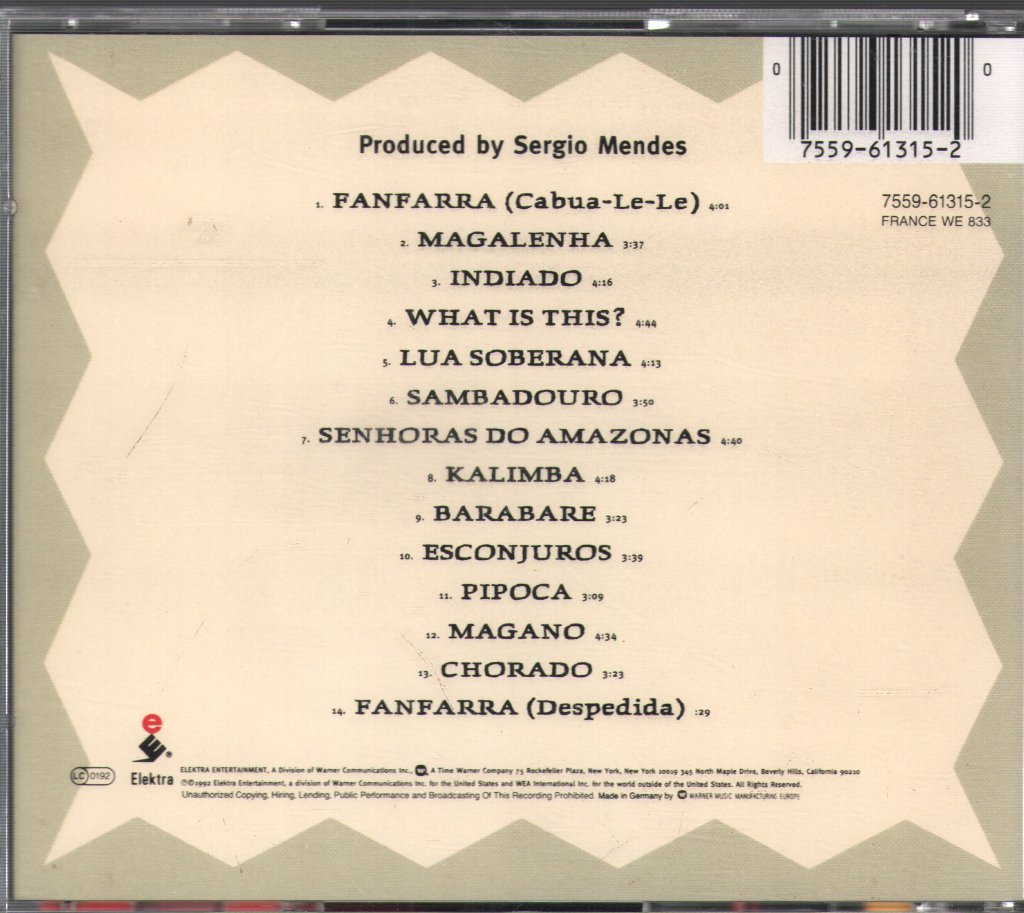 Sérgio Mendes - Brasileiro - Cd