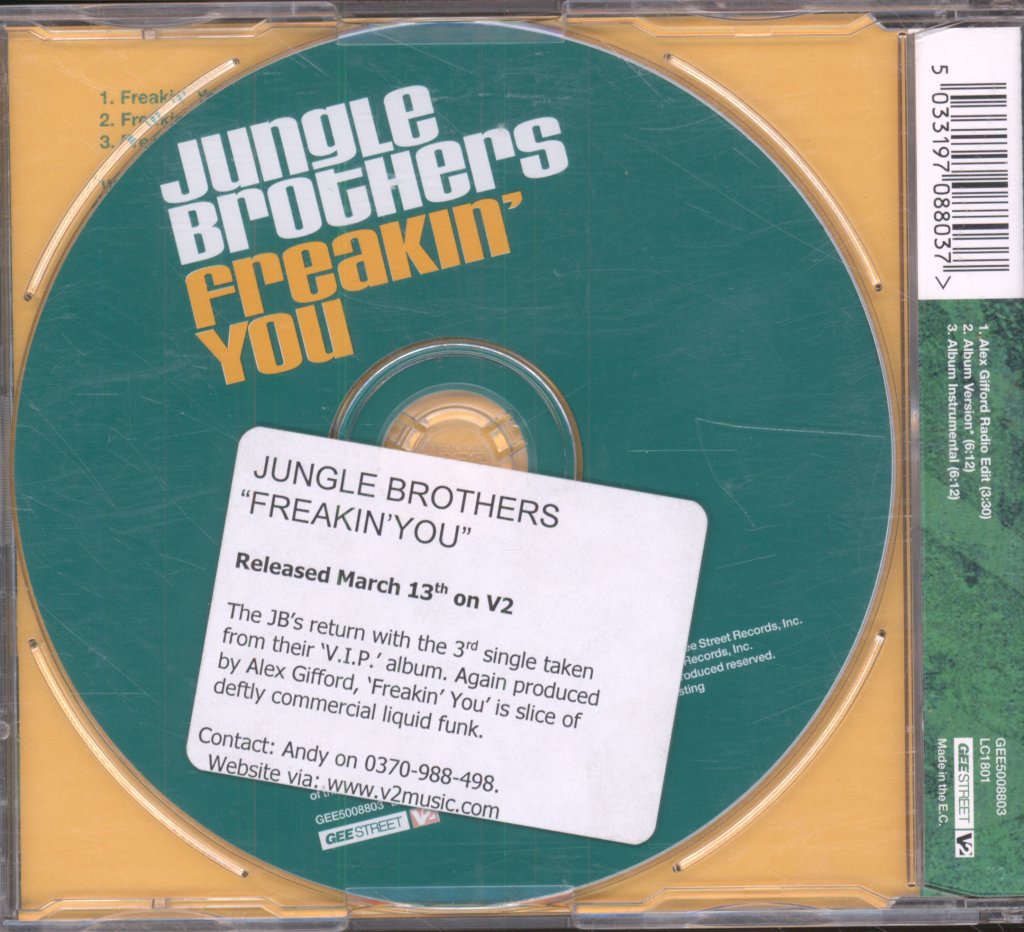 Jungle Brothers - Freakin' You - Cd