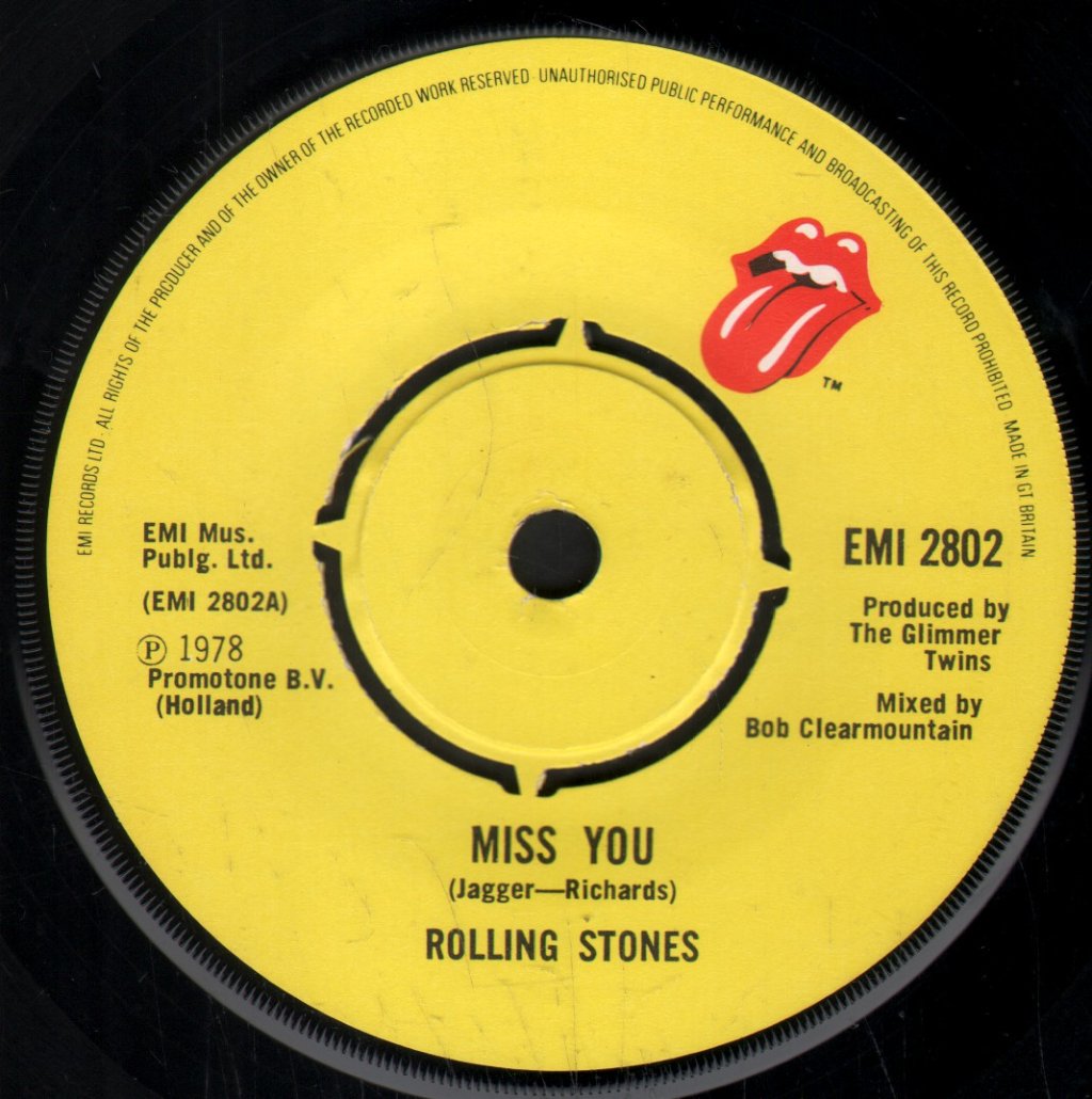 Rolling Stones - Miss You - 7 Inch