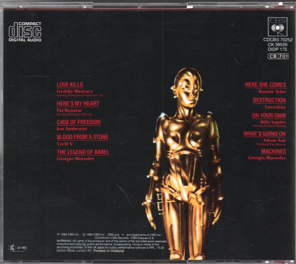 Metropolis - Original Motion Picture Soundtrack - Cd