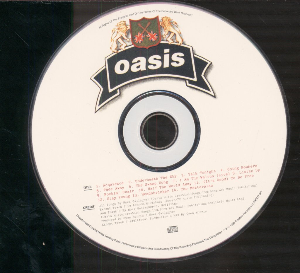 Oasis - Masterplan - Cd