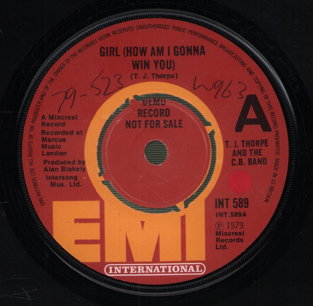 T.j. Thorpe And The C.b. Band - Girl - 7 Inch