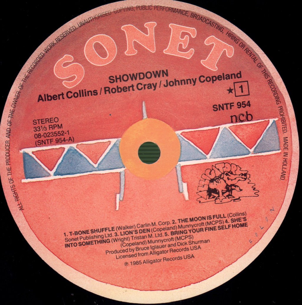 Albert Collins/Robert Cray/Johnny Copeland - Showdown - Lp