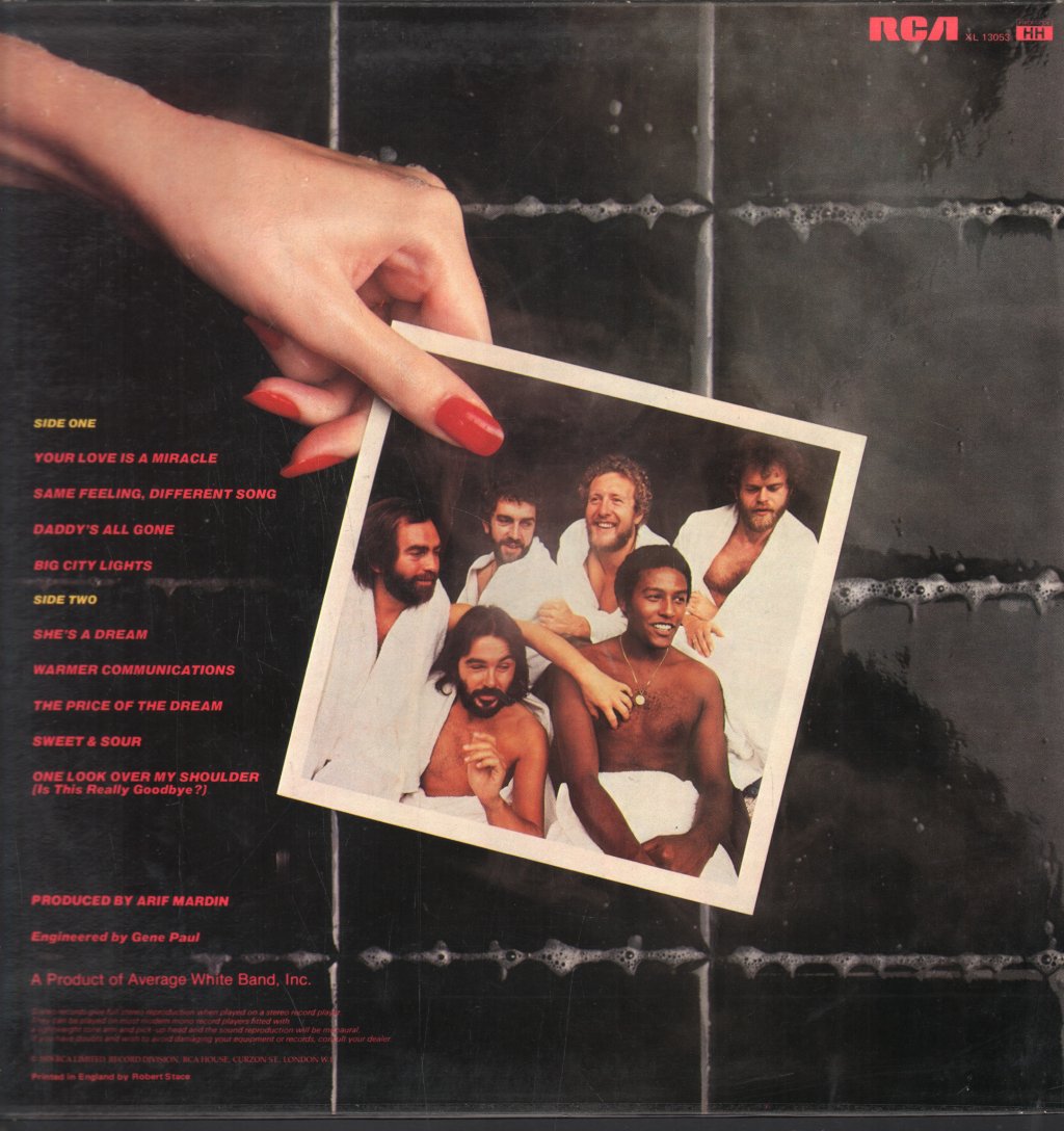Average White Band - Warmer Communications - Lp