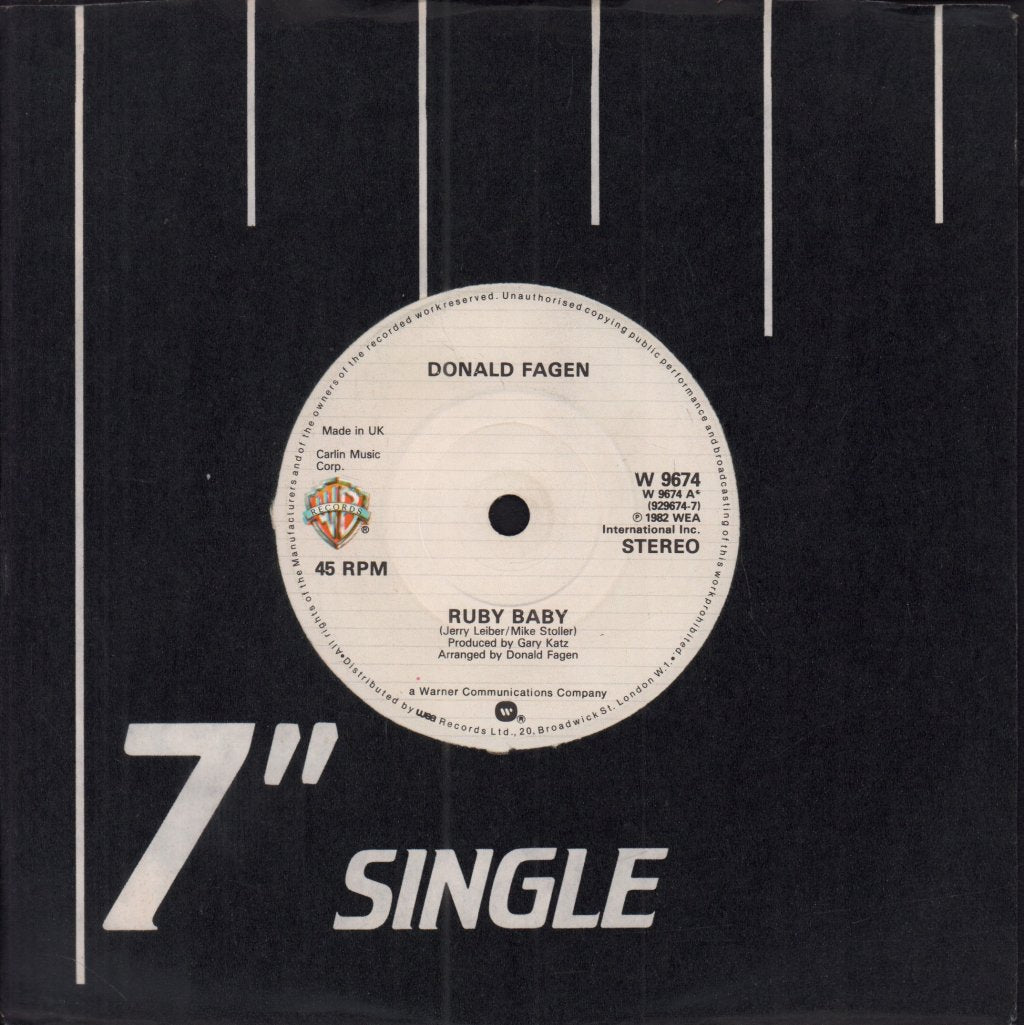 Donald Fagen - Ruby Baby - 7 Inch