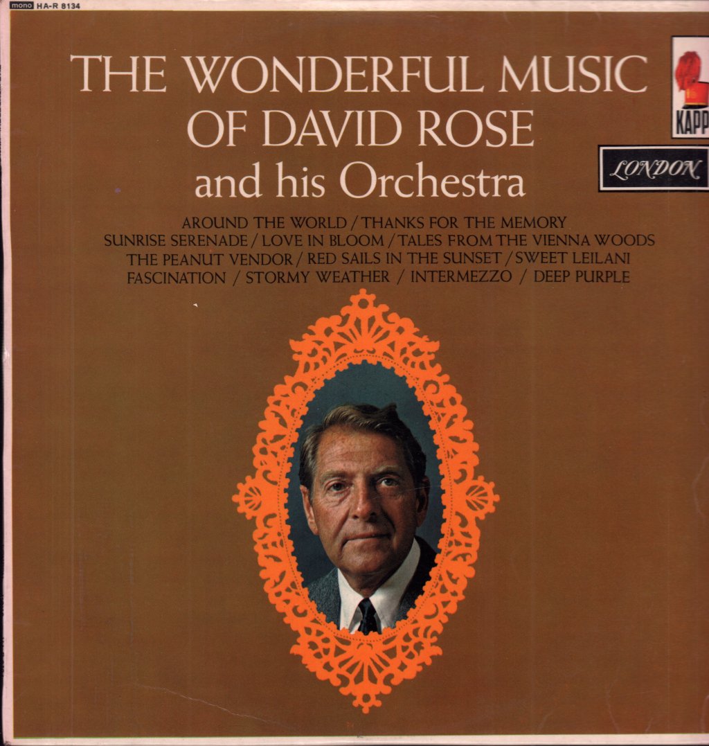 David Rose & His Orchestra - Wonderful Music Of David Rose - Lp