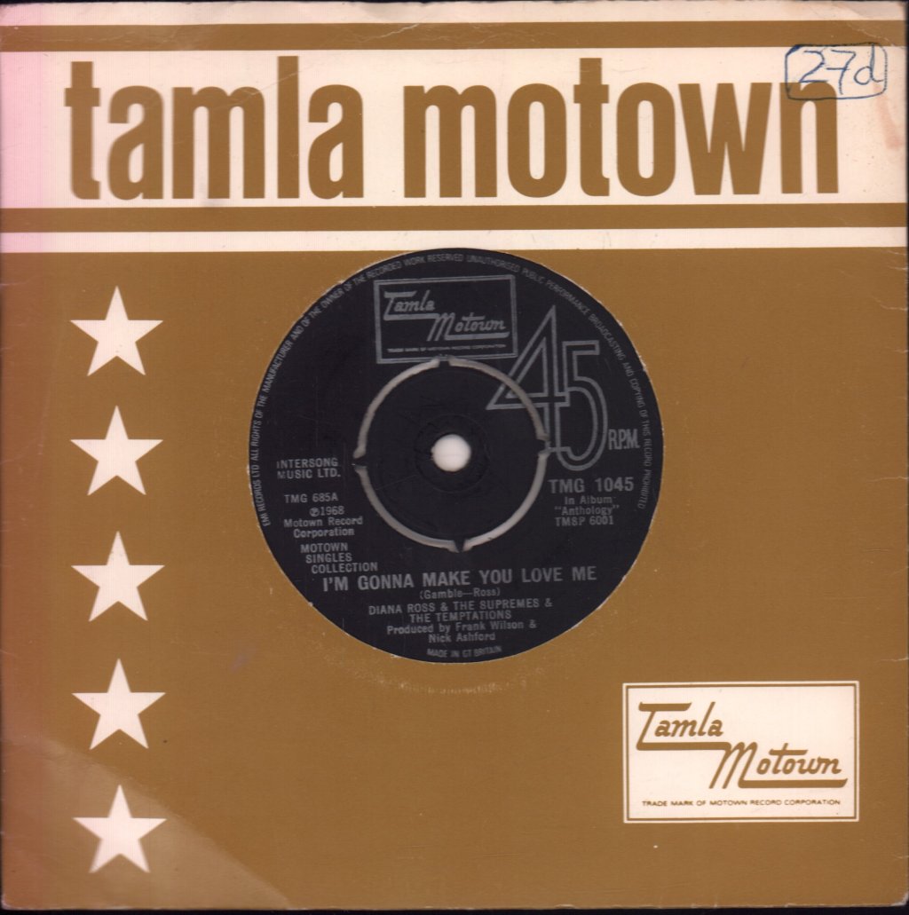 Diana Ross And The Supremes And The Temptations / Marvin Gaye - I'm Gonna Make You Love Me / i heard it through the grapevine - 7 Inch