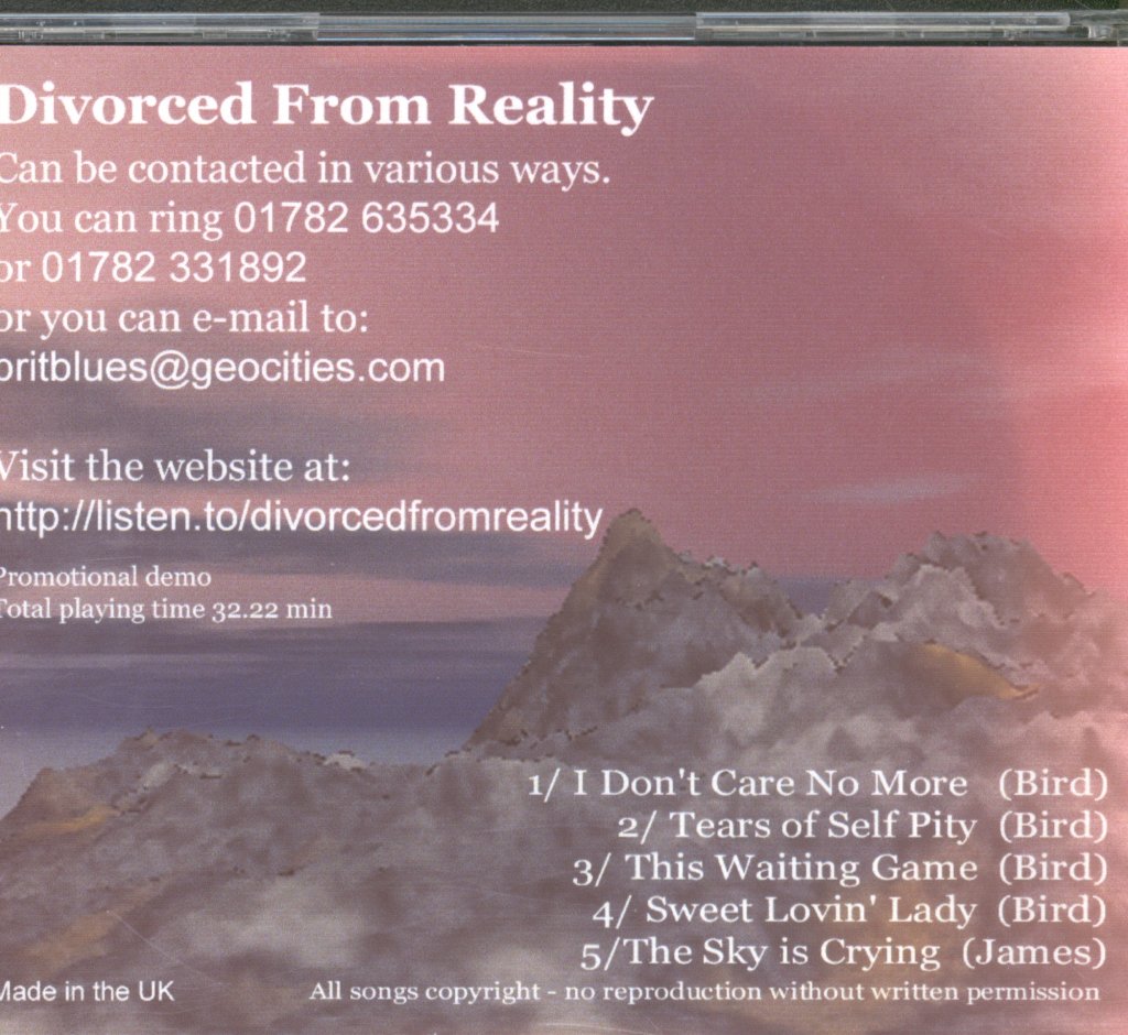 Divorced From Reality - Grey Area - Cdr