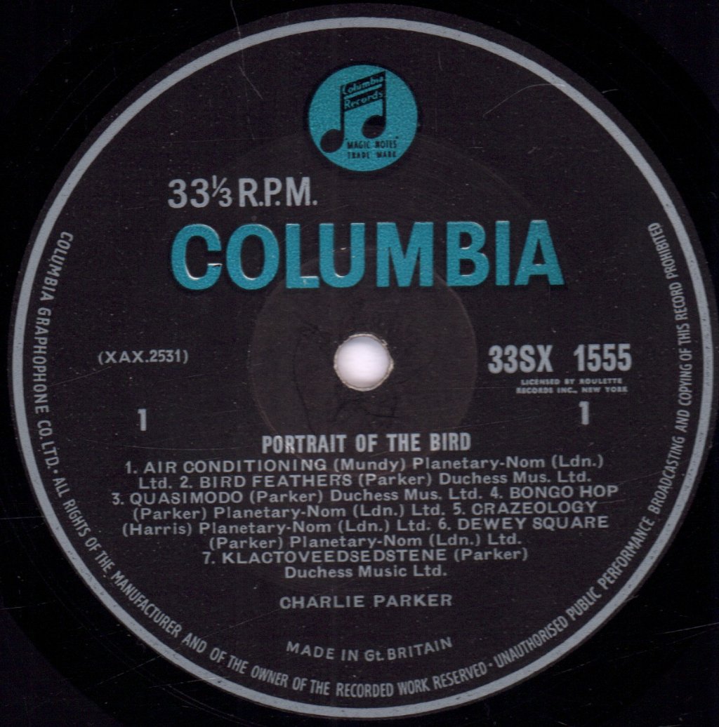Charlie Parker - Portrait Of The Bird - Lp