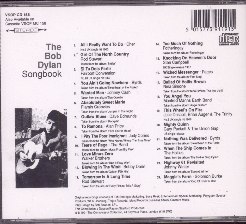 Various Artists - Bob Dylan/Songbook - Cd