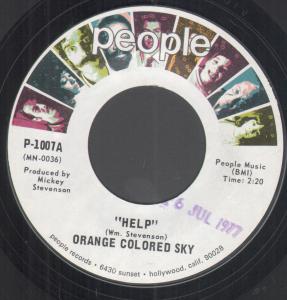Orange Colored Sky - Help - 7 Inch