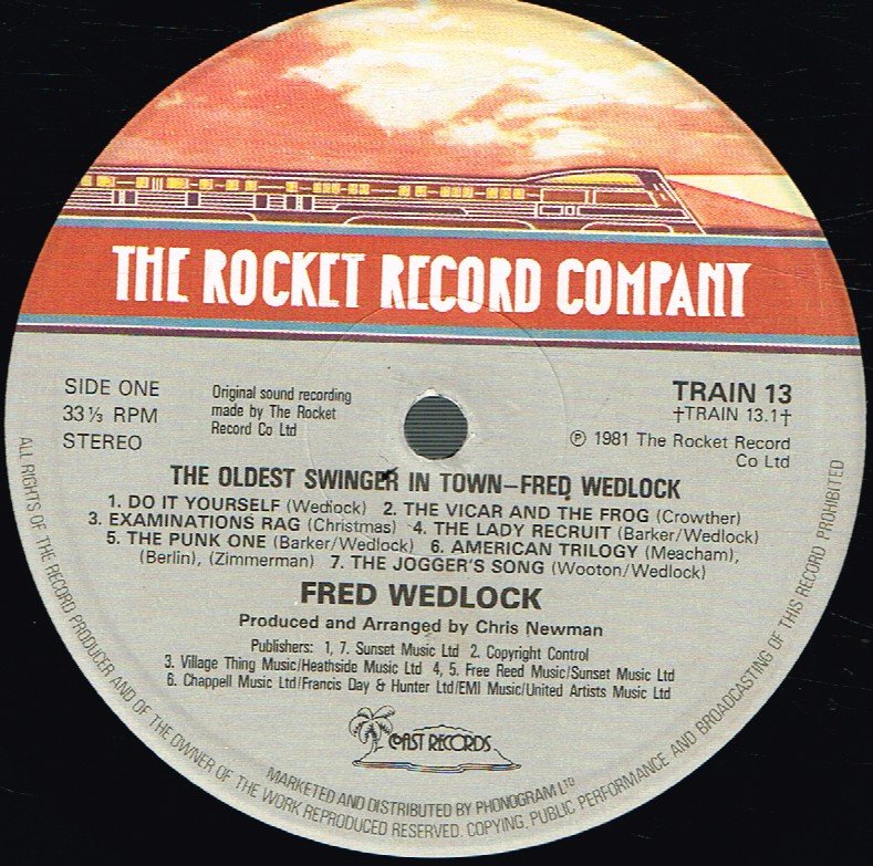 Fred Wedlock - Oldest Swinger In Town - Lp