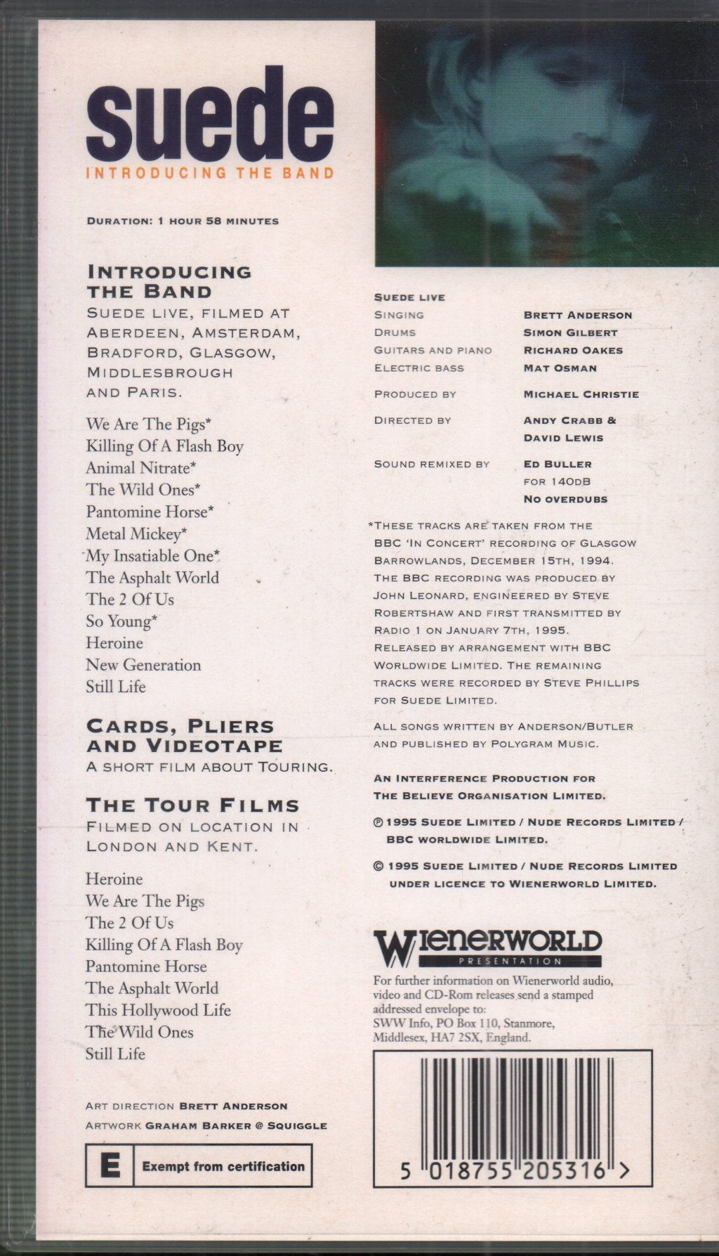 Suede - Introducing The Band - Video