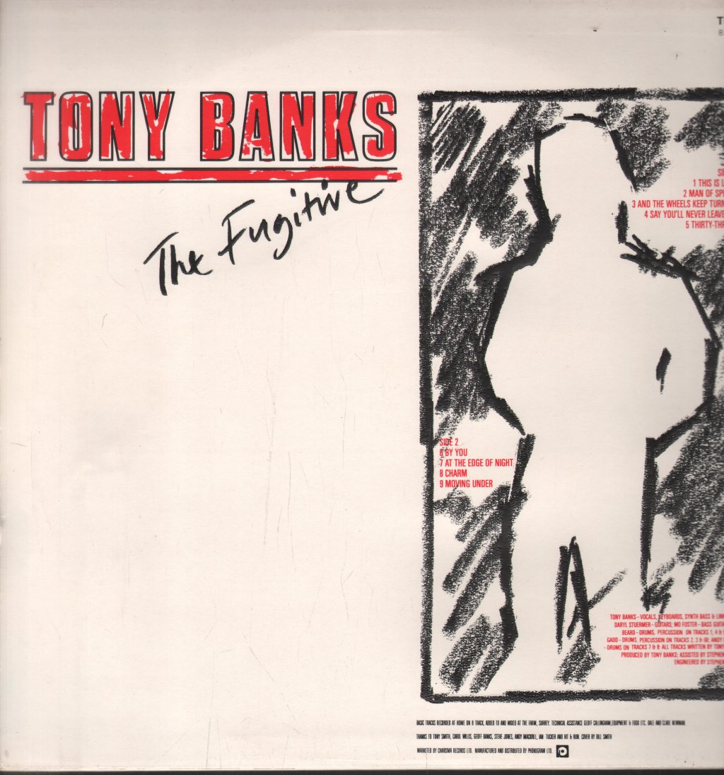 Tony Banks - Fugitive - Lp