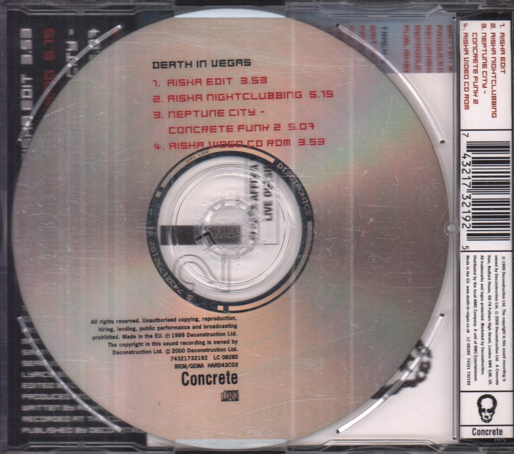 Death In Vegas - Aisha - Cd