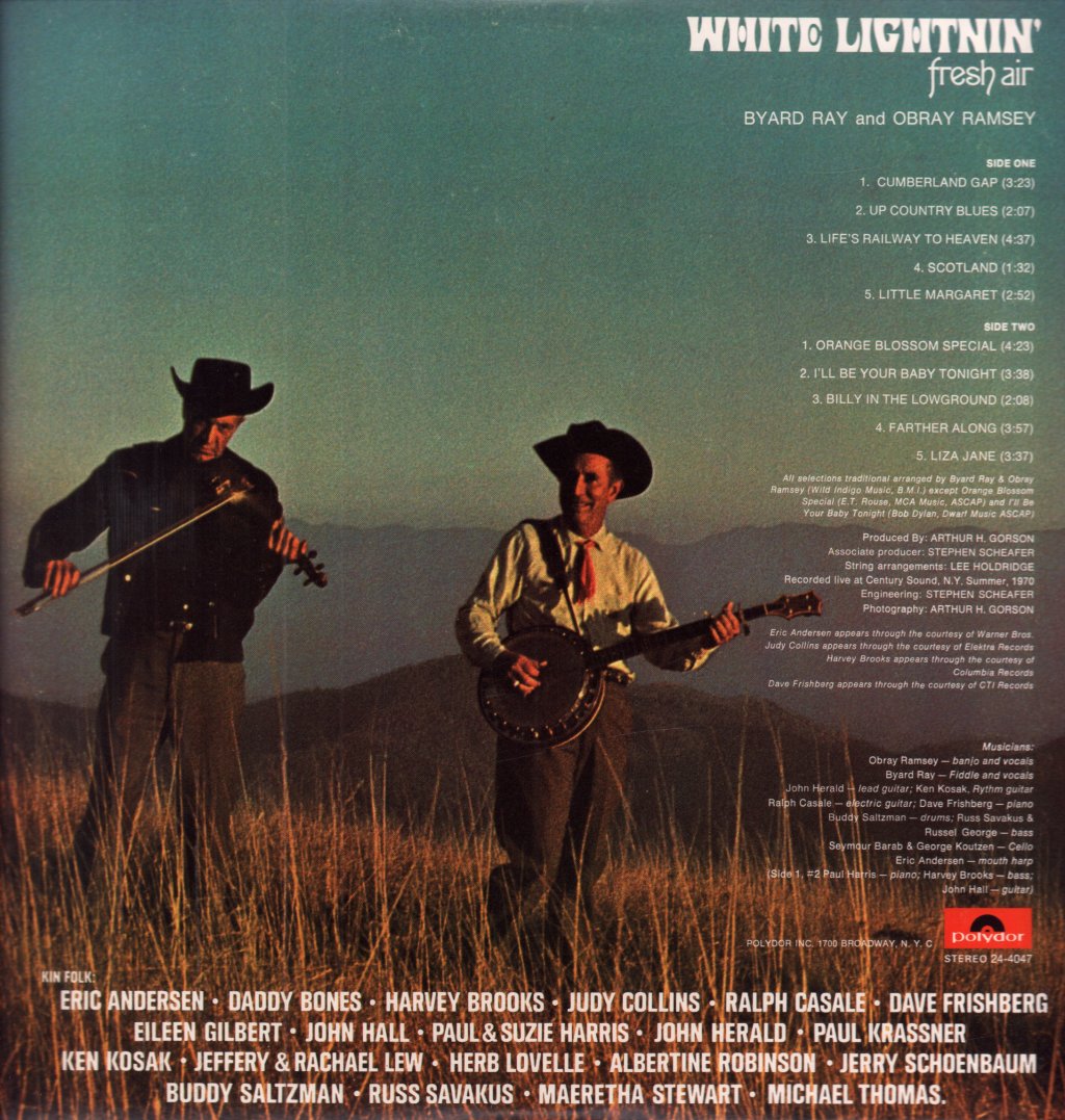 White Lightnin' - Fresh Air - Lp