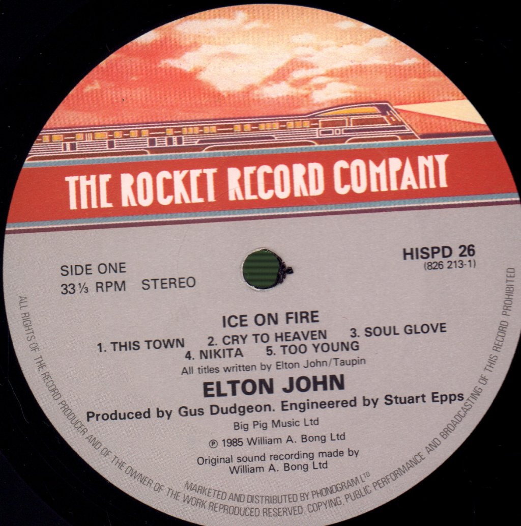 Elton John - Ice On Fire - Lp