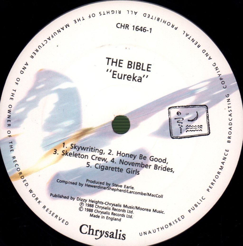 Bible - Eureka - Lp