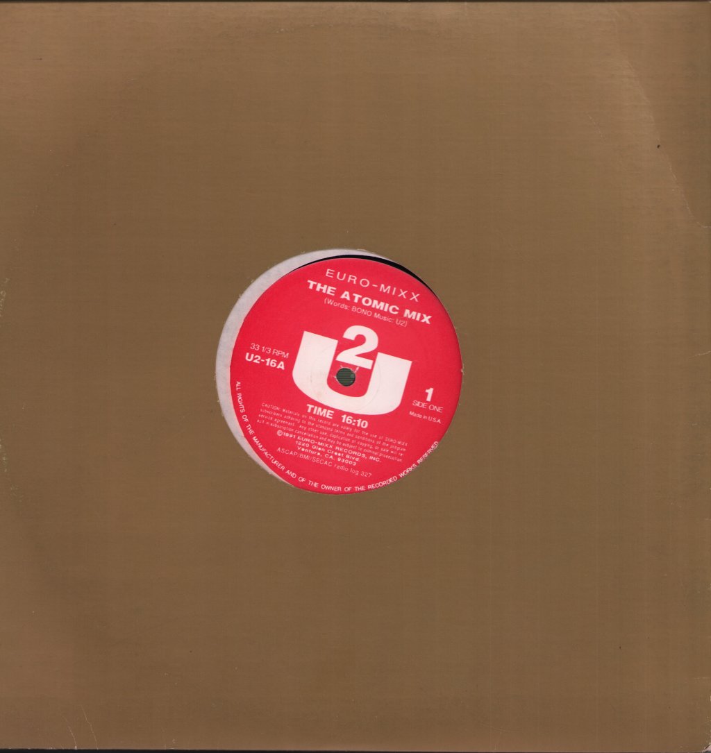 U2 - Atomic Mix - 12 Inch
