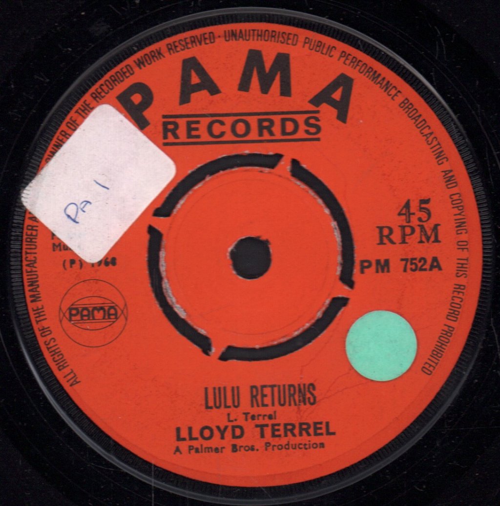 Lloyd Terrel/Mrs Miller - Lulu Returns/I Feel The Music - 7 Inch