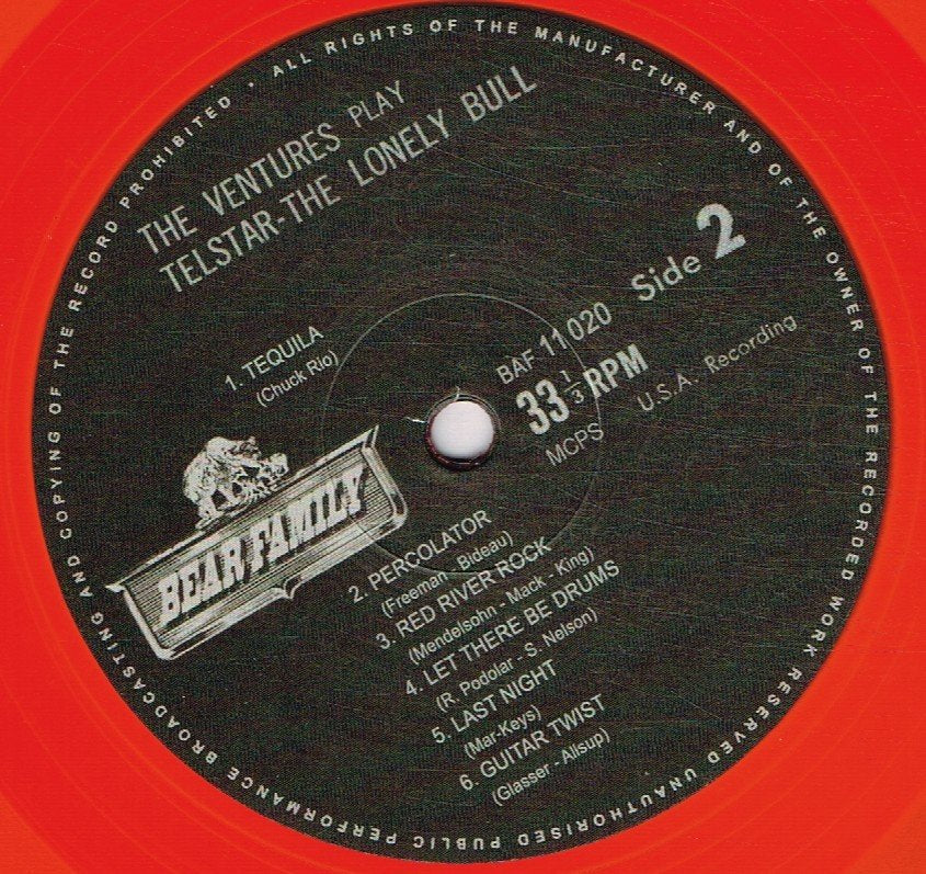 Ventures - Play Telstar - The Lonely Bull - 10 Inch