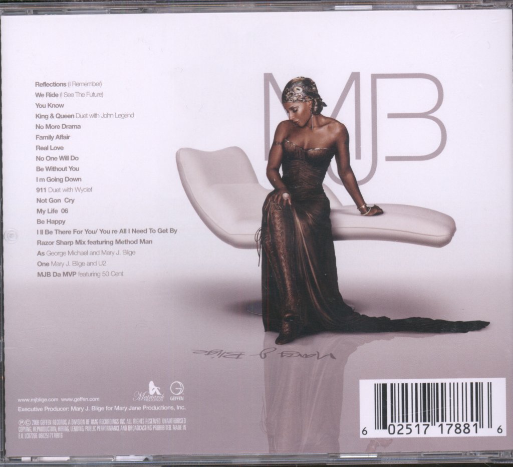 Mary J Blige - Reflections (A Retrospective) - Cd