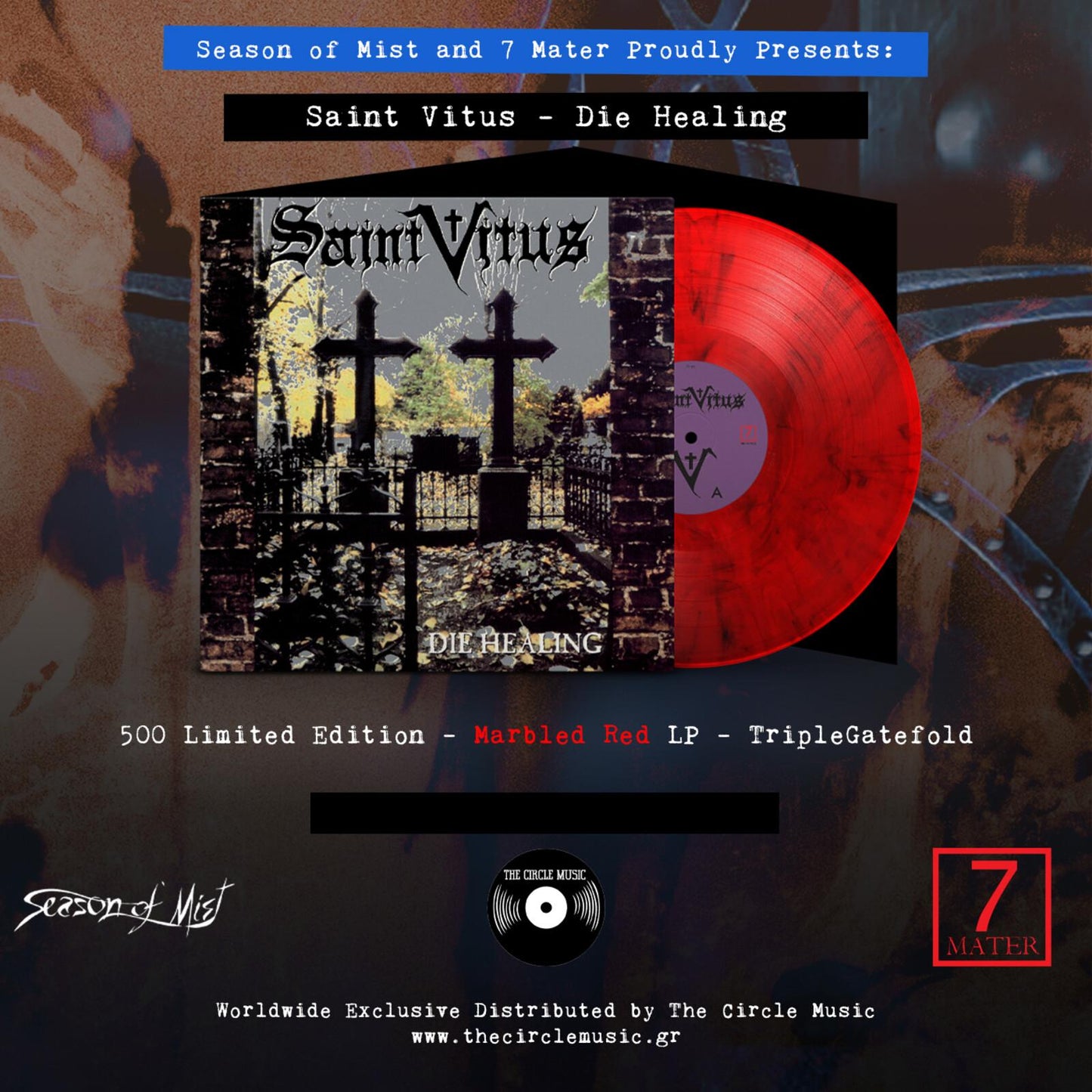 Saint Vitus - Die Healing - Lp
