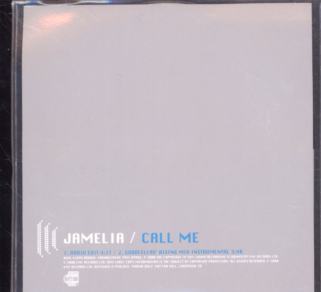 Jamelia - Call Me Radio Edit - Cd