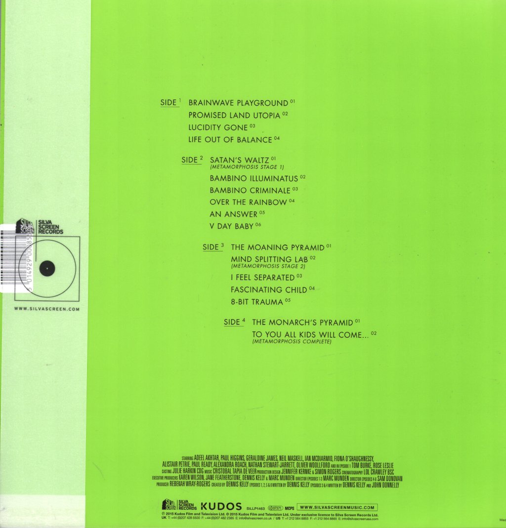 Utopia 2 - Original Television Soundtrack - Double Lp