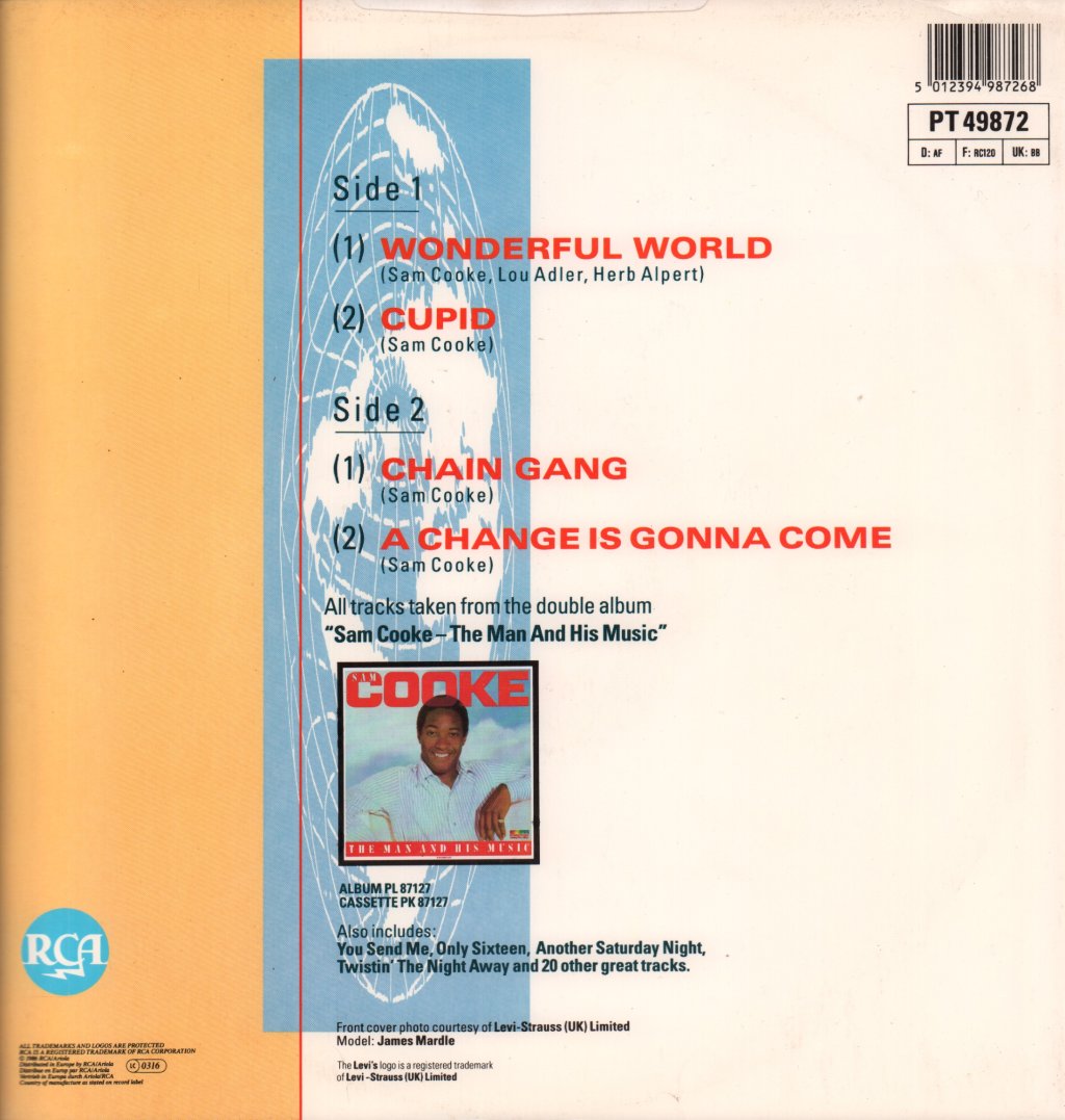 Sam Cooke - Wonderful World - 12 Inch