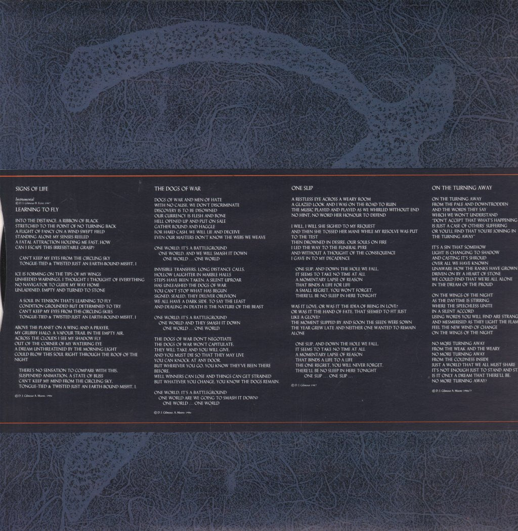 Pink Floyd - A Momentary Lapse Of Reason - Lp