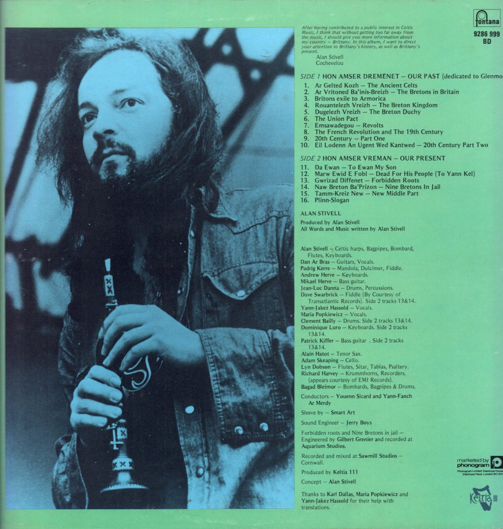 Alan Stivell - Before Landing - Lp