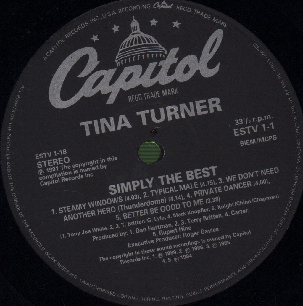 Tina Turner - Simply The Best - Double Lp