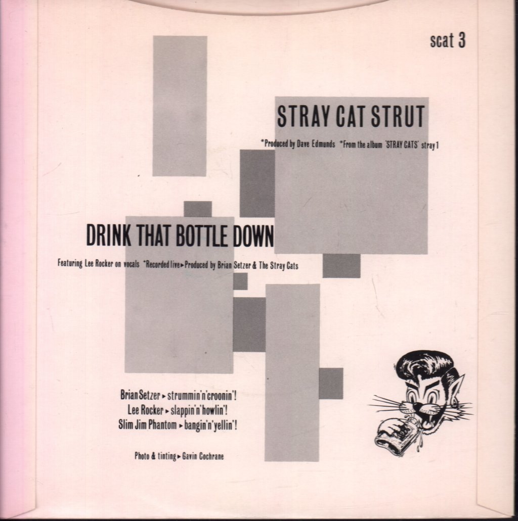 Stray Cats - Stray Cat Strut - 7 Inch