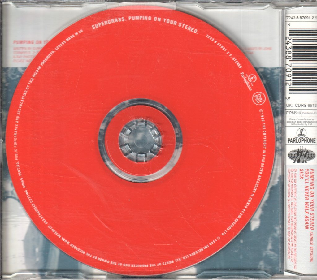 Supergrass - Pumping On Your Stereo - Cd