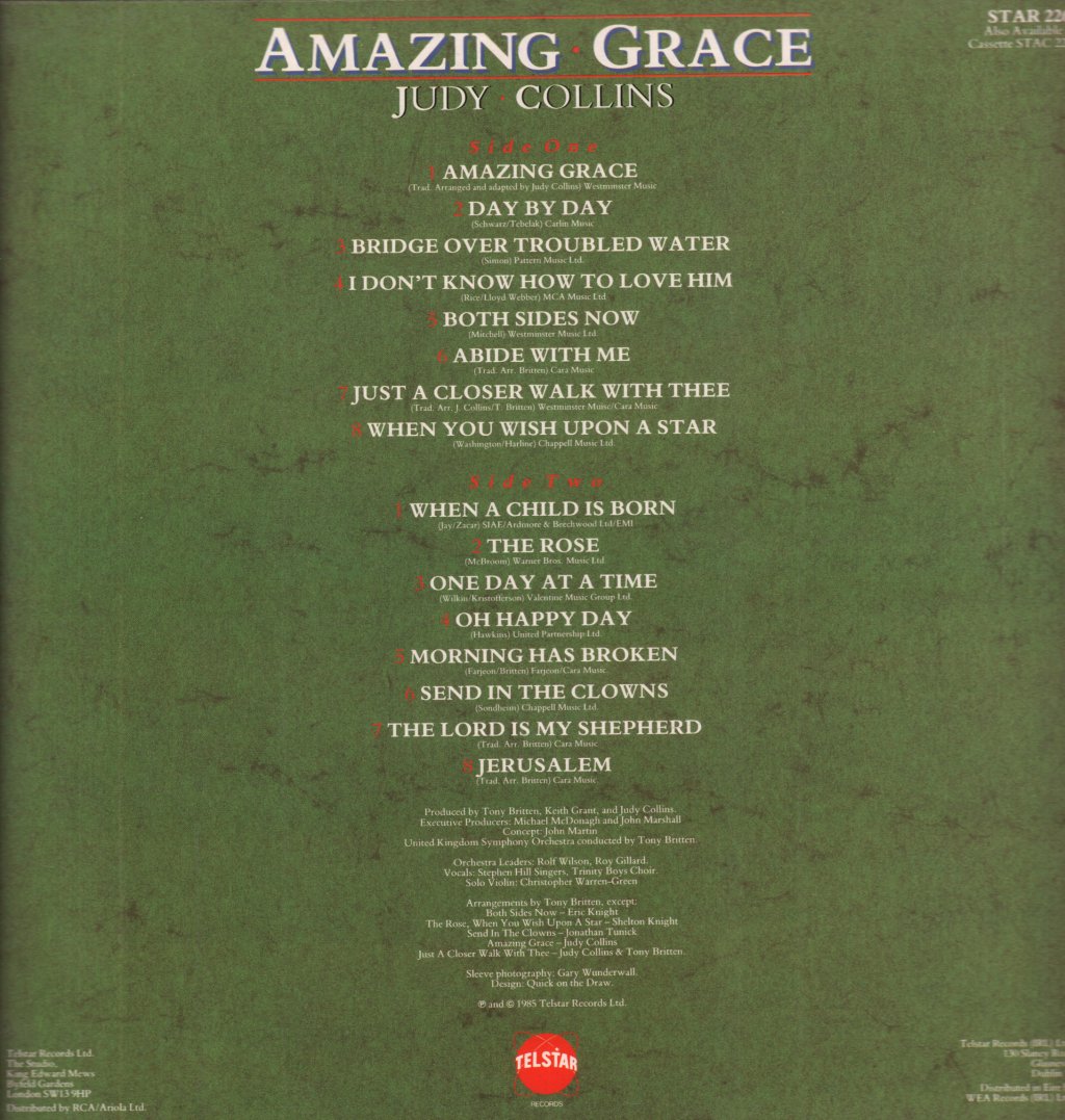 Judy Collins - Amazing Grace - Lp