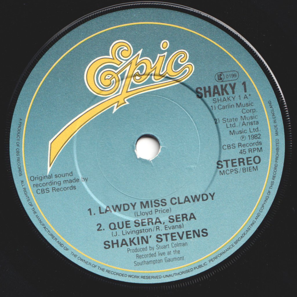 Shakin Stevens - Blue Christmas - 7 Inch