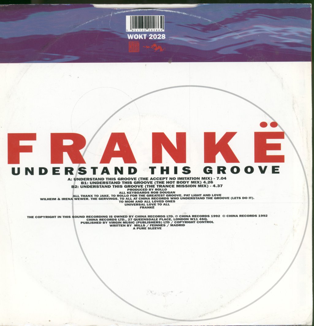 Frankë Pharoah - Understand This Groove - 12 Inch