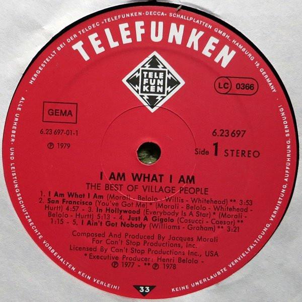 Village People - I Am What I Am - The Best Of Village People - Lp