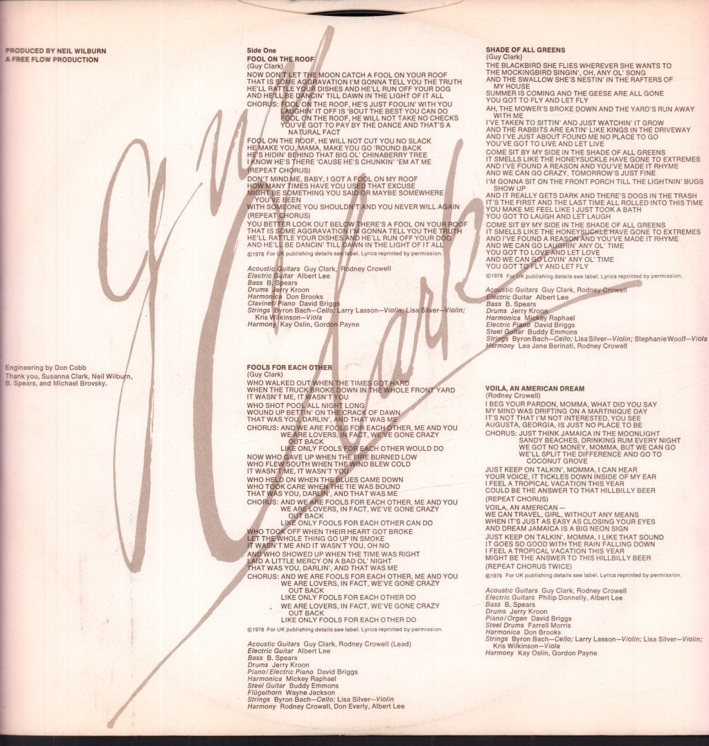Guy Clark - Guy Clark - Lp