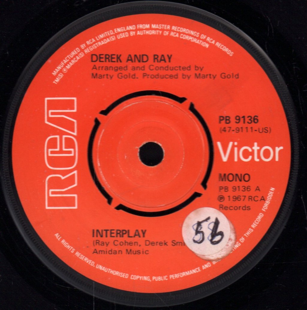 Derek And Ray / Mike Mc Donald - Interplay / God Knows - 7 Inch