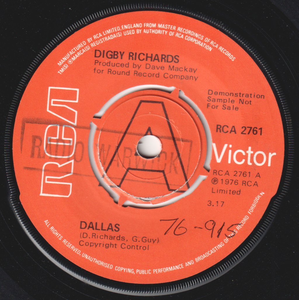 Digby Richards - Dallas - 7 Inch