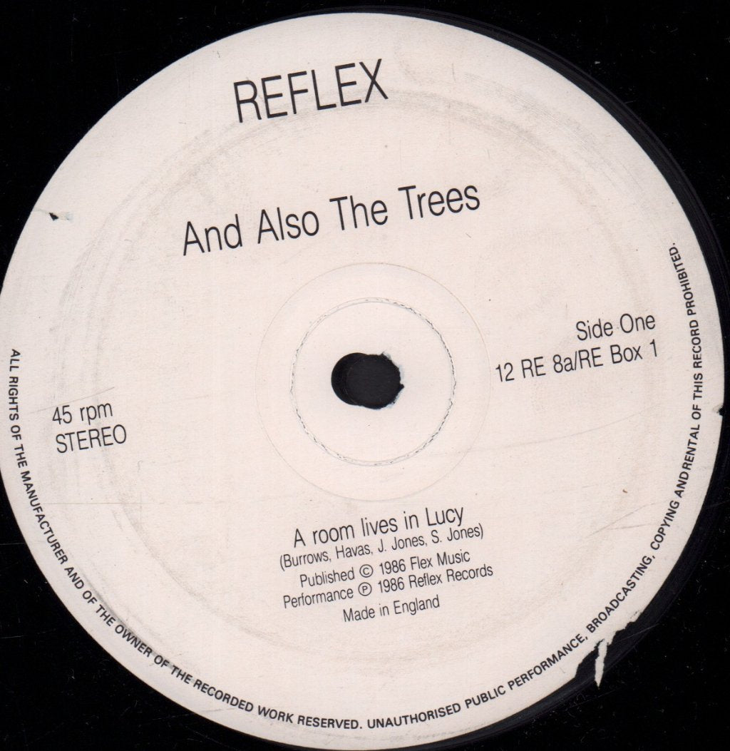 And Also The Trees - A Room Lives In Lucy - 12 Inch